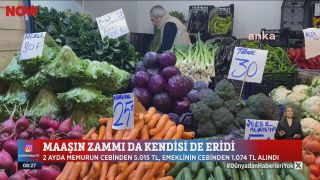 Maaşın zammı da kendisi de eridi... 