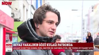 Beyaz yakalının gözü kulağı patronda...