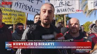 Kuryeler iş bıraktı...
