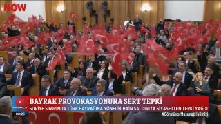 Bayrak provokasyonuna sert tepki...