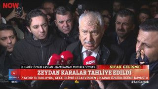 Zeydan Karalar tahliye edildi...