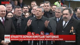 Siyasette deprem konutları tartışması...