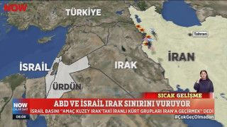 ABD ve İsrail, Irak sınırını vuruyor...