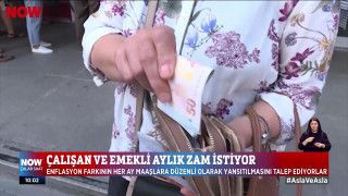 Çalışan ve emekli aylık zam istiyor...
