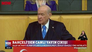 Bahçeli'den canlı yayın çıkışı...