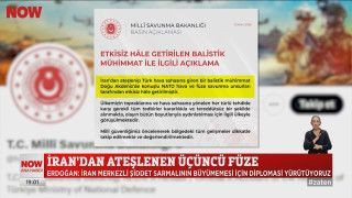İran'dan Türkiye'ye üçüncü füze...
