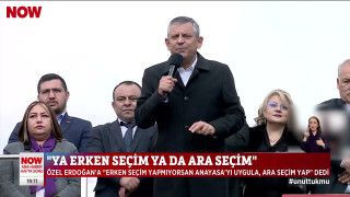 Özgür Özel sandık için bastırıyor...