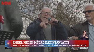 Emekli geçim mücadelesini anlattı...