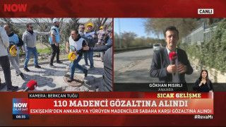 110 madenci gözaltına alındı...