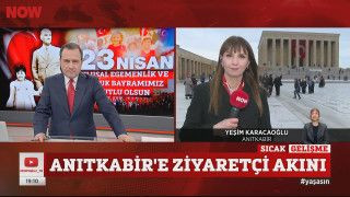 Anıtkabir'e ziyaretçi akını...